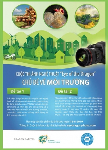 Dragon Capital phát động cuộc thi ảnh chủ đề về môi trường