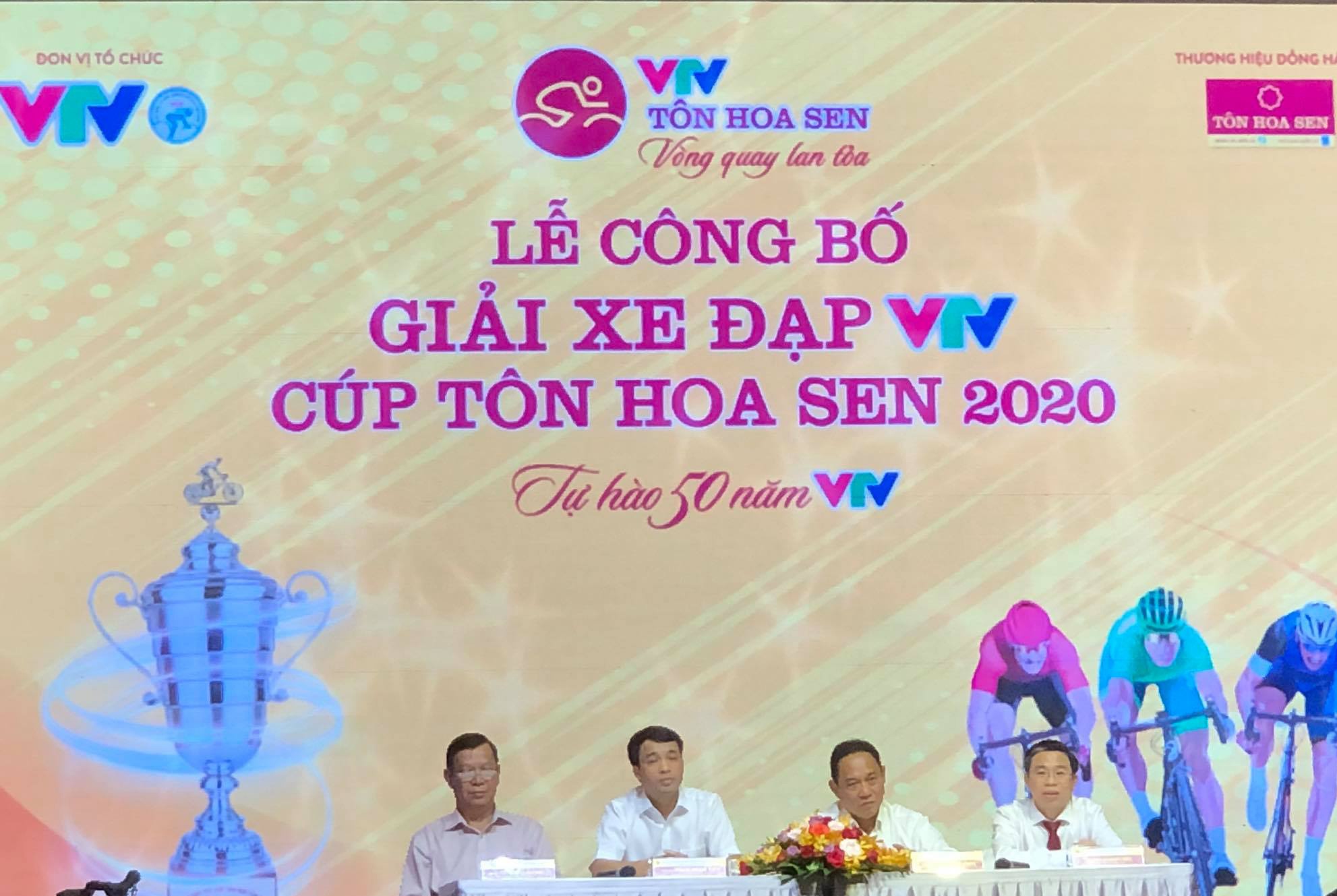 Sắp khởi tranh giải xe đạp VTV Cúp Tôn Hoa Sen 2020