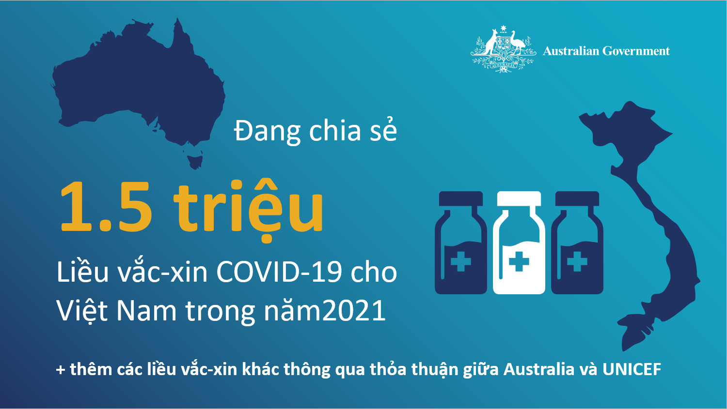 Australia hỗ trợ các nỗ lực tiêm chủng tại Việt Nam