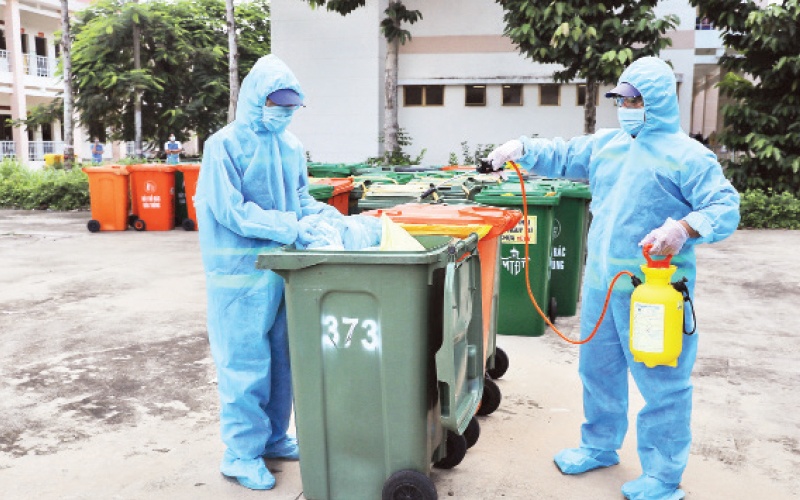 Xử lý rác thải y tế liên quan đến Covid-19