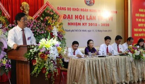 TP. Hồ Chí Minh:​ Đảng bộ khối ngân hàng tổ chức Đại hội nhiệm kỳ mới