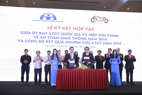 VAMM ký kết hợp tác an toàn giao thông với Uỷ ban ATGT Quốc gia