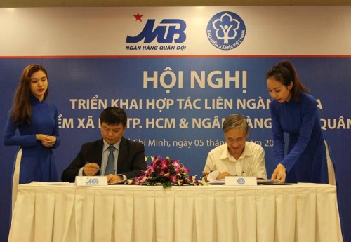 MB hợp tác thu bảo hiểm xã hội tại TP. Hồ Chí Minh