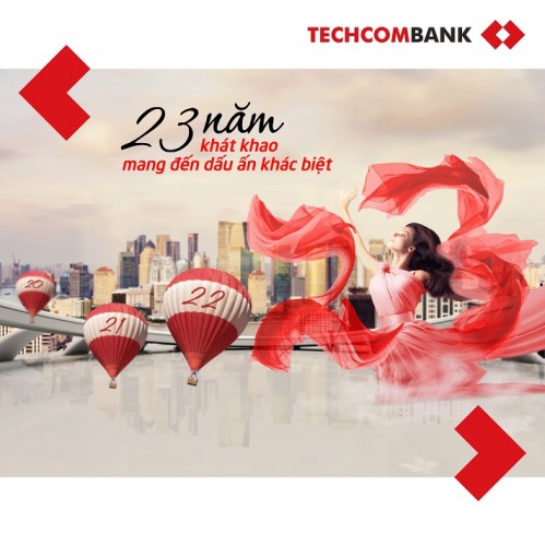 Techcombank tri ân khách hàng nhân kỷ niệm 23 năm thành lập
