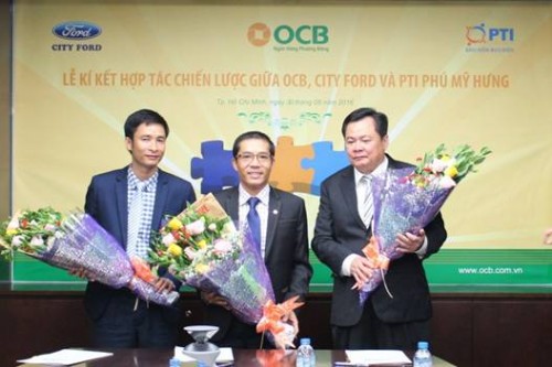 OCB,  City Ford và Bảo hiểm PTI Phú Mỹ Hưng hợp tác toàn diện