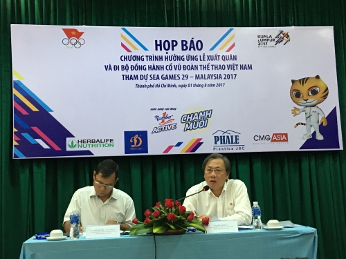 Tập đoàn Tân Hiệp Phát cổ vũ đoàn thể thao Việt Nam dự SEA Games 29