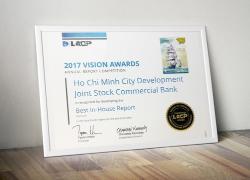HDBank đạt giải cao nhất của hiệp hội truyền thông Mỹ