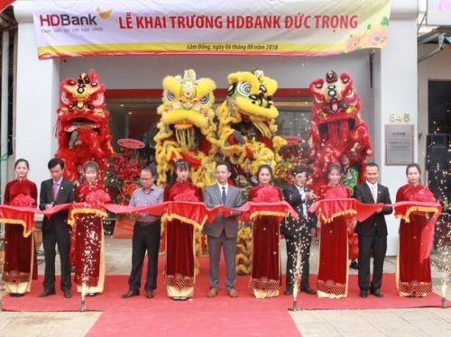 HDBank tiếp tục mở rộng mạng lưới hoạt động
