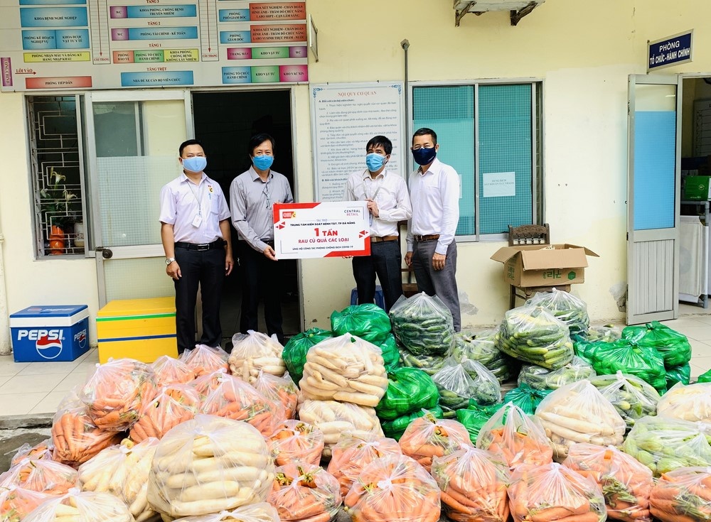Central Retail ủng hộ 10 tấn rau củ quả để tiếp sức Đà Nẵng chống dịch Covid-19