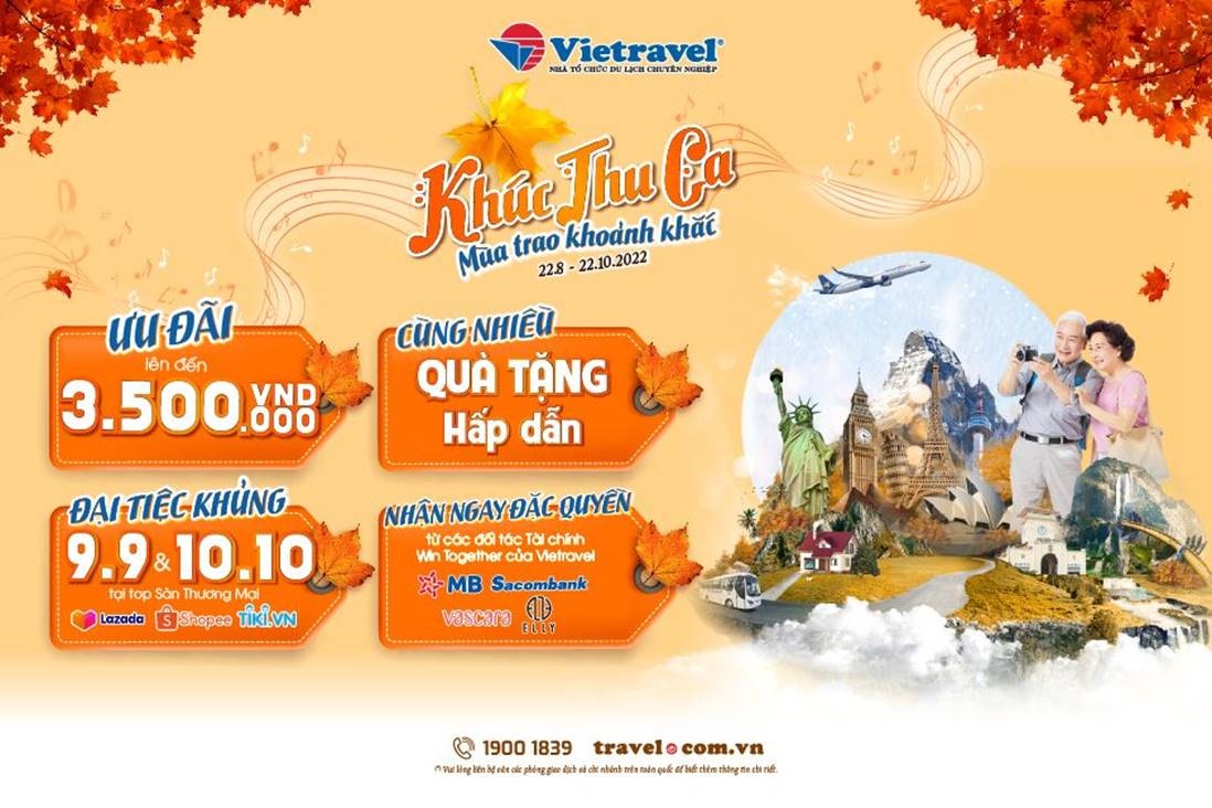 vietravel voi chuong trinh khuyen mai len den 3 ty dong