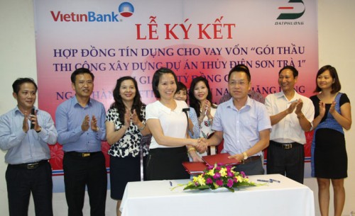 VietinBank tài trợ 545 tỷ đồng xây dựng Dự án thủy điện Sơn Trà 1