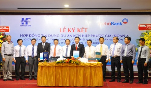VietinBank bổ sung thêm 485 tỷ đồng cho Dự án KCN Hiệp Phước