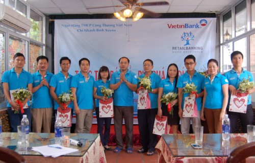VietinBank Bình Xuyên đẩy mạnh hoạt động bán lẻ
