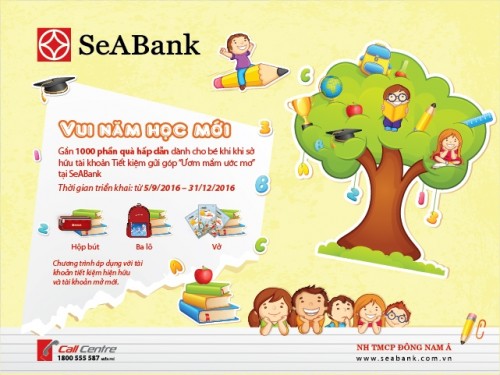 SeABank triển khai chương trình Vui năm học mới