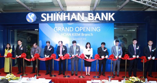Ngân hàng Shinhan khai trương chi nhánh Hoàn Kiếm
