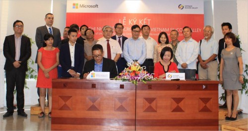 Microsoft Việt Nam ký hợp tác hỗ trợ khởi nghiệp