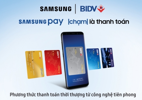 Cơ hội nhận sạc dự phòng khi trải nghiệm Samsung pay cùng BIDV