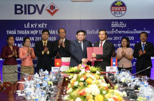 BIDV hợp tác toàn diện với Ngân hàng Ngoại thương Lào