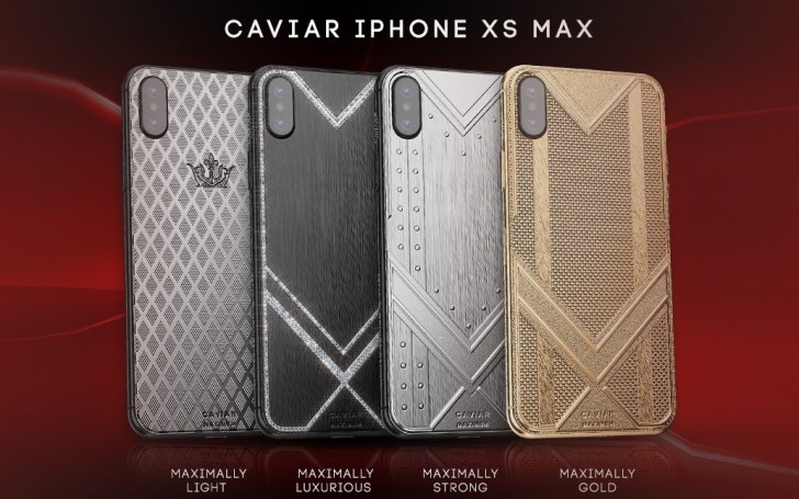 Caviar ra mắt "bộ sưu tập" iPhone XS Max sang chảnh với 4 tùy chọn vàng, carbon, kim cương, titanium