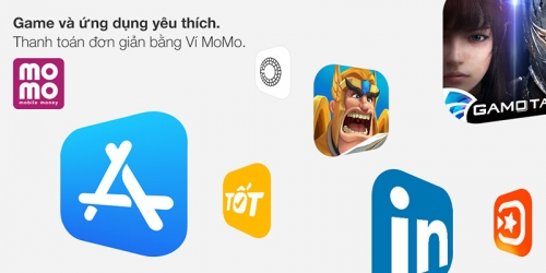 Đã có thể thanh toán App Store bằng ví MoMo