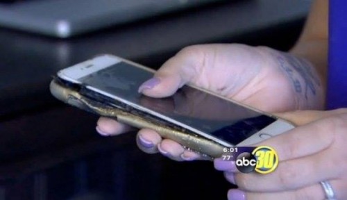 iPhone 6 Plus phát nổ khi đang sạc bằng sạc chính hãng