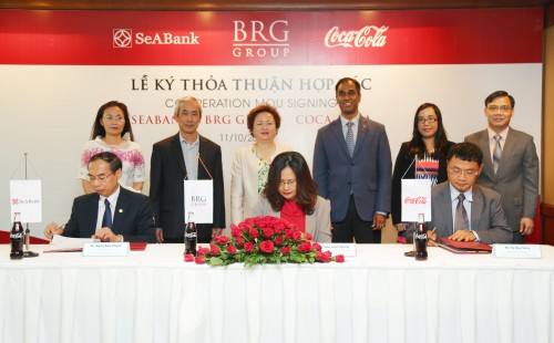 Tập đoàn BRG, SeABank và Coca-Cola hợp tác toàn diện