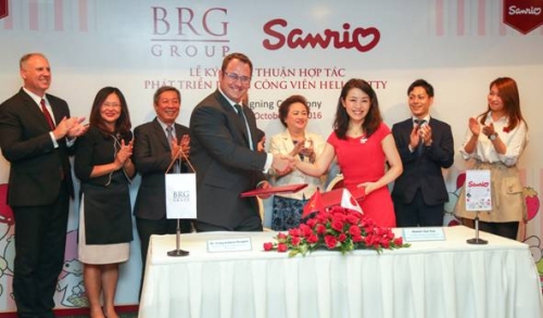 Tập đoàn BRG ký thỏa thuận hợp tác với Công ty Sanrio Hồng Kông