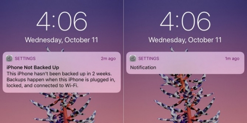 iPhone X và iOS 11 cho phép tắt thông báo từ màn hình khóa