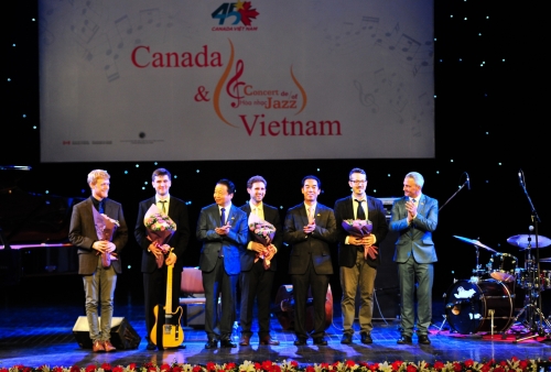 Hòa nhạc Jazz kỷ niệm 45 năm thiết lập quan hệ ngoại giao Canada – Việt Nam