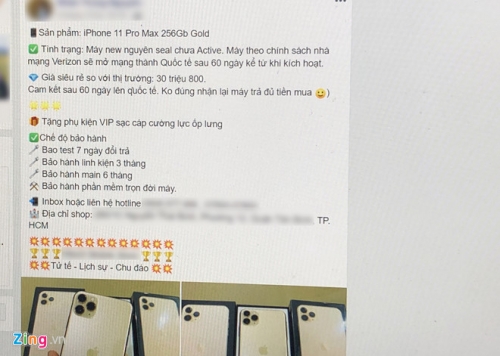 Người dùng Việt săn iPhone 11 lock giá rẻ chờ lên quốc tế miễn phí