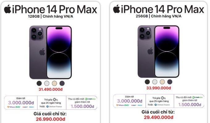 iPhone 14 giảm giá ngay khi mở đặt hàng tại Việt Nam