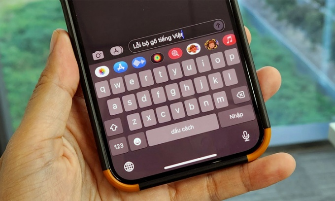 Apple chưa sửa lỗi bàn phím tiếng Việt trên iOS mới