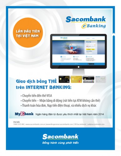 Sacombank chuẩn bị cập nhật nhiều tính năng mới trên Internet Banking