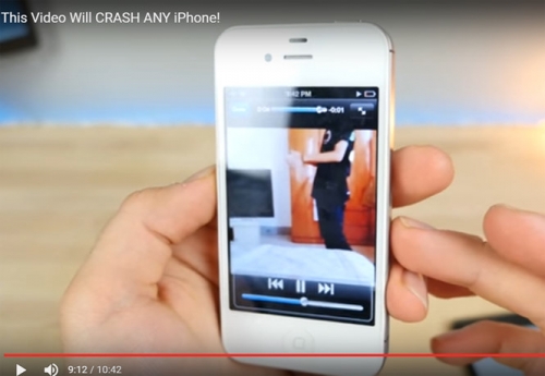 Đoạn video khiến cho mọi iPhone bị tê liệt