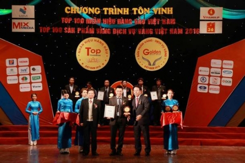 OCB nhận danh hiệu Top 20 nhãn hiệu hàng đầu Việt Nam 2016