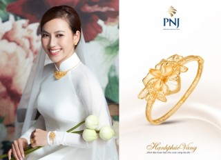 PNJ tiếp tục giới thiệu BST trang sức cưới hạnh phúc vàng