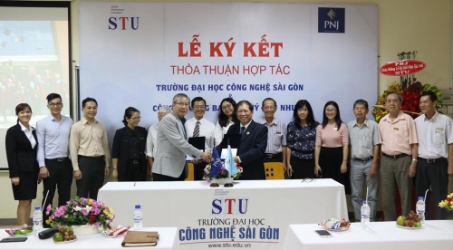 PNJ hợp tác với Đại học Công nghệ Sài Gòn