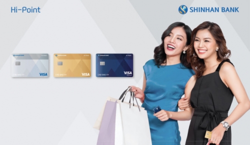 Ngân hàng Shinhan ra mắt thẻ tín dụng quốc tế Visa Hi-point