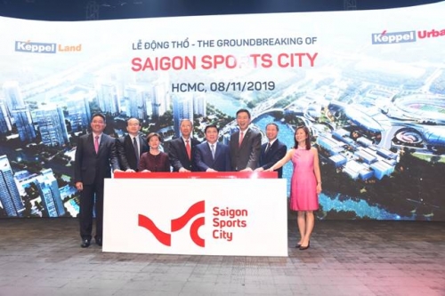 Keppel động thổ dự án khu đô thị Saigon Sports City