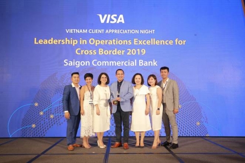 SCB nhận giải thưởng về hoạt động vận hành giao dịch thẻ tại nước ngoài