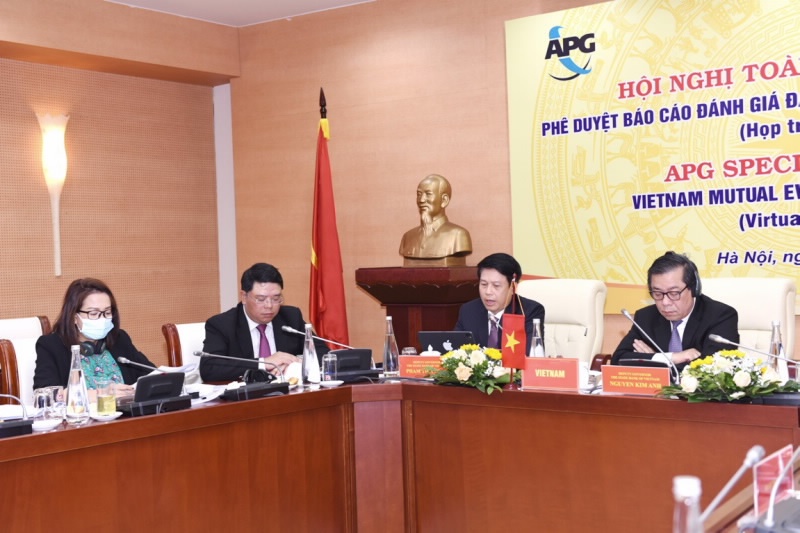 Hội nghị toàn thể đặc biệt của APG để thông qua báo cáo đánh giá đa phương của Việt Nam