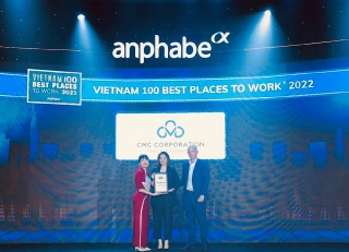 CMC được vinh danh Top 100 nơi làm việc tốt nhất Việt Nam năm 2022