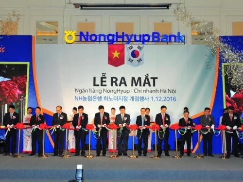 Ngân hàng Nonghyup chính thức ra mắt chi nhánh tại Hà Nội