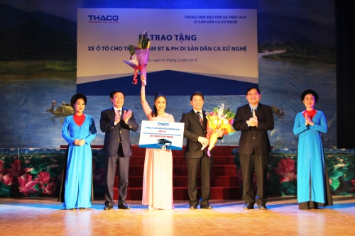 Thaco hỗ trợ di sản Dân ca Xứ Nghệ