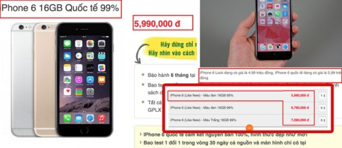 Cẩn thận khi mua sắm iPhone cũ dịp cuối năm