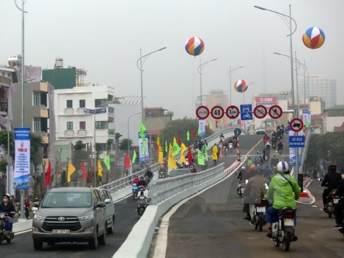 Hà Nội chính thức thông xe cầu vượt Ô Đông Mác-Nguyễn Khoái