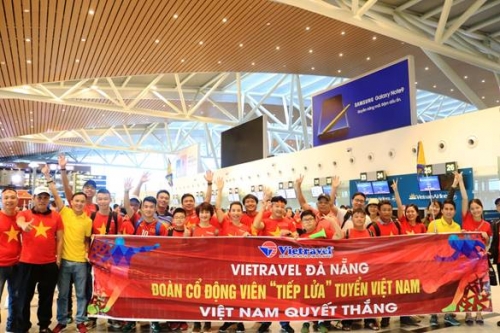 Vietravel Đà Nẵng “tiếp lửa” cho đội tuyển Việt Nam