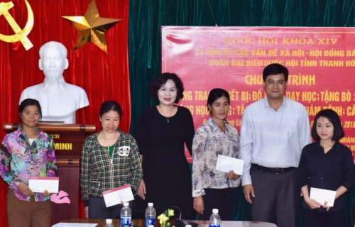 Ngành Ngân hàng tham gia cùng Đoàn công tác của Quốc hội tại huyện Mường Lát