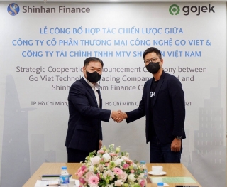 Đẩy mạnh thanh toán không tiền mặt, Shinhan Finance hợp tác chiến lược với Gojek
