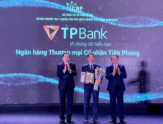 TPBank là Doanh nghiệp đạt chuẩn văn hóa kinh doanh Việt Nam 2022